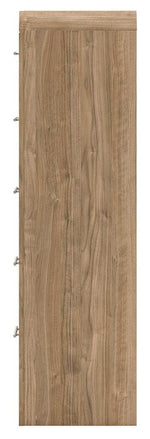 Gramburg - Five Drawer Chest - Warm Natural Brown