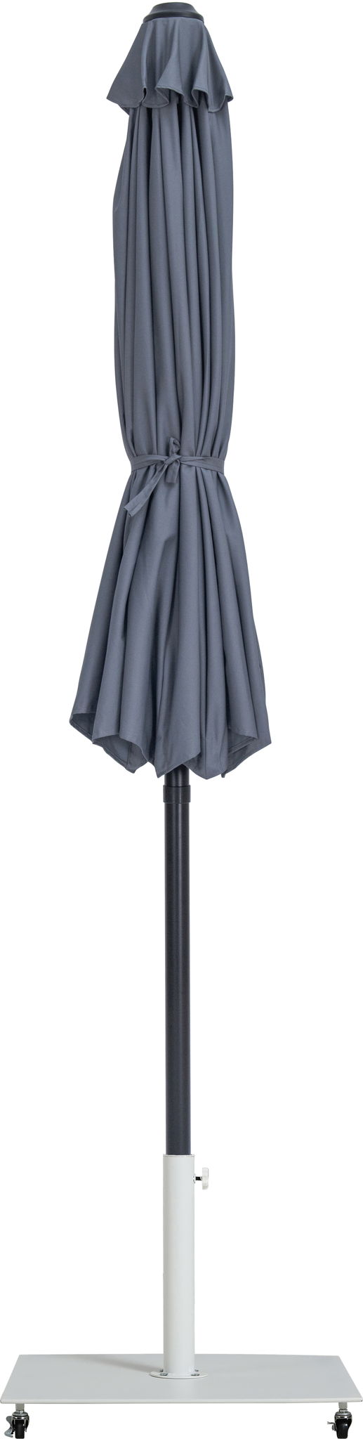 Fiji - Aluminum Patio Umbrella With Square White And Black Base