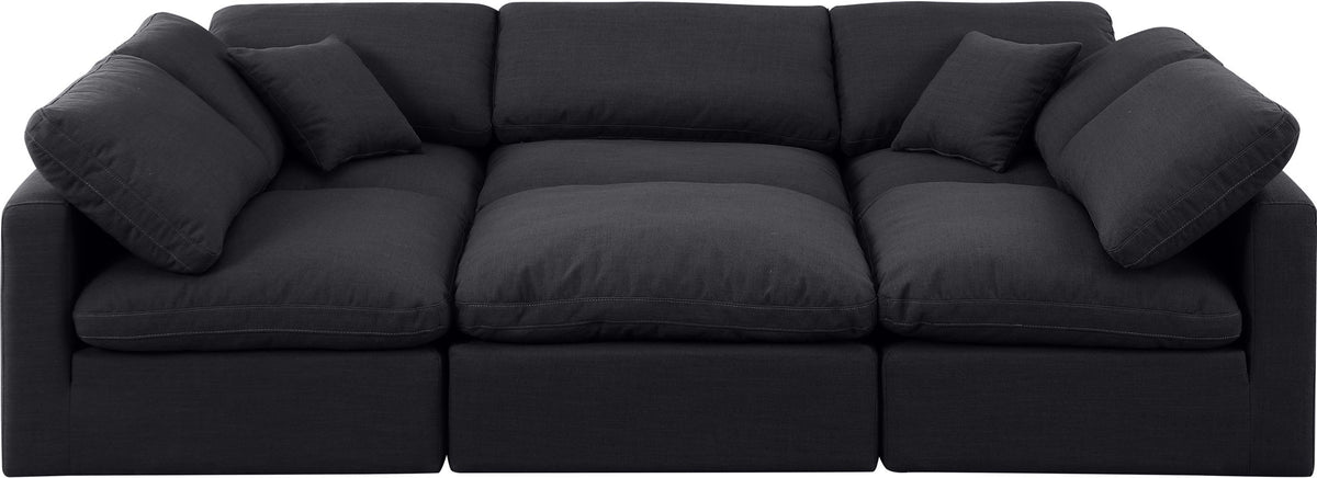 Indulge - Linen 6 Piece Modular Sectional