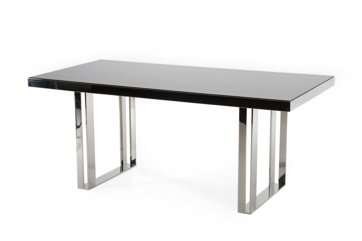 Courtland Modern Stainless Steel Dining Table by VIG Furniture - View 7