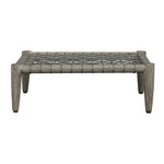 Borneo - Cushion Outdoor Ottoman - White