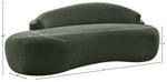 Caspian - Chenille Fabric Upholstered Loveseat