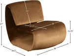 Nouveau - Accent Chair - Saddle