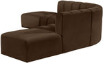 Arc - Velvet 6 Piece Corner Modular Sofa