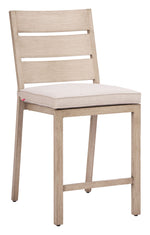 Reefline - Armless Counter Stool (Set of 2) - Gray / Light Brown