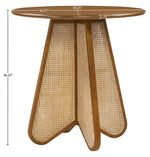 Butterfly - Solid Wood And Natural Cane Table