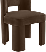 Zuno - Velvet Performance Fabric Upholstered Dining Chair (Set of 2)