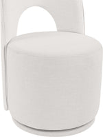 Cirelle - Linen Textured Performance Fabric Dining Chair (Set of 2)