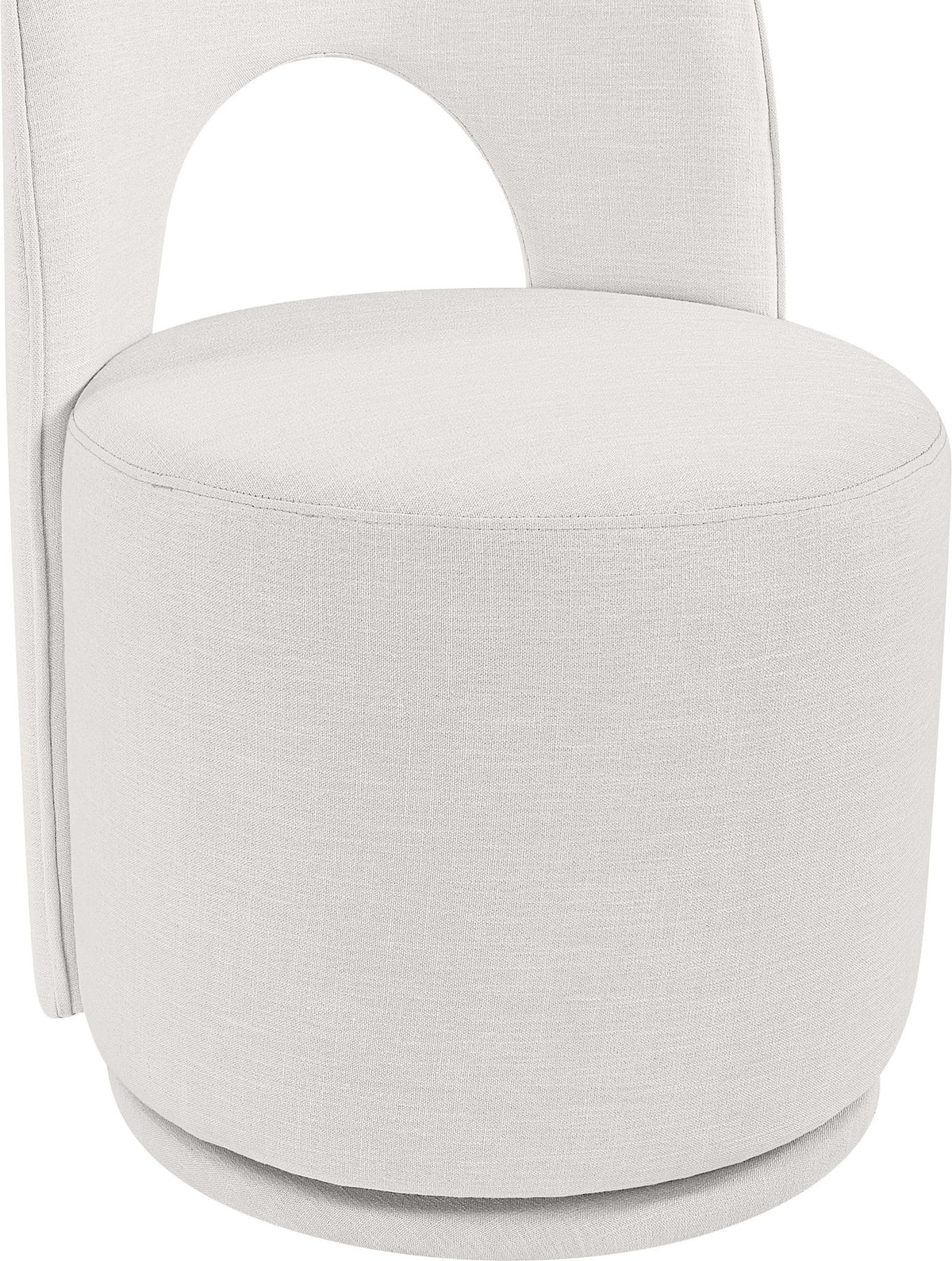 Cirelle - Linen Textured Performance Fabric Dining Chair (Set of 2)