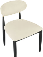 Riccio - Dining Side Chair (Set of 2) - Black And Gold Frame