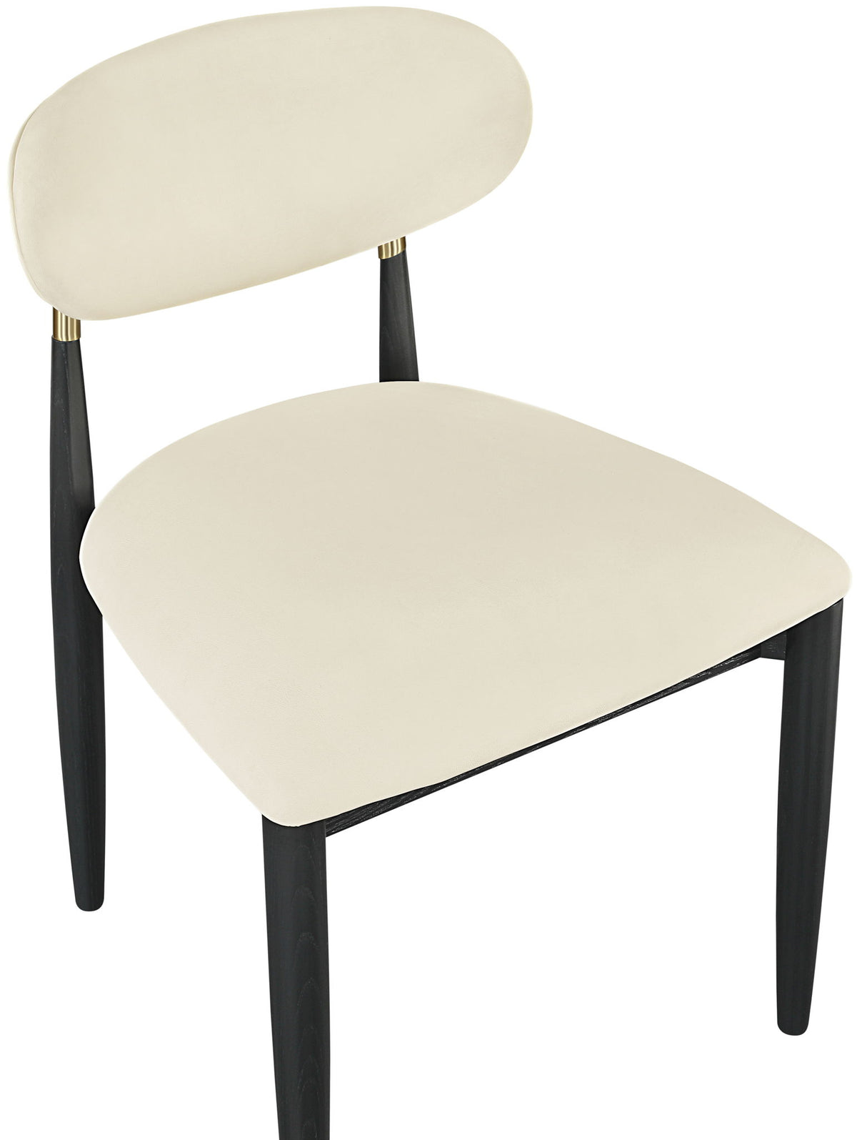 Riccio - Dining Side Chair (Set of 2) - Black And Gold Frame