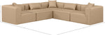 Cube - 5 Piece Modular Corner Sectional - Tan