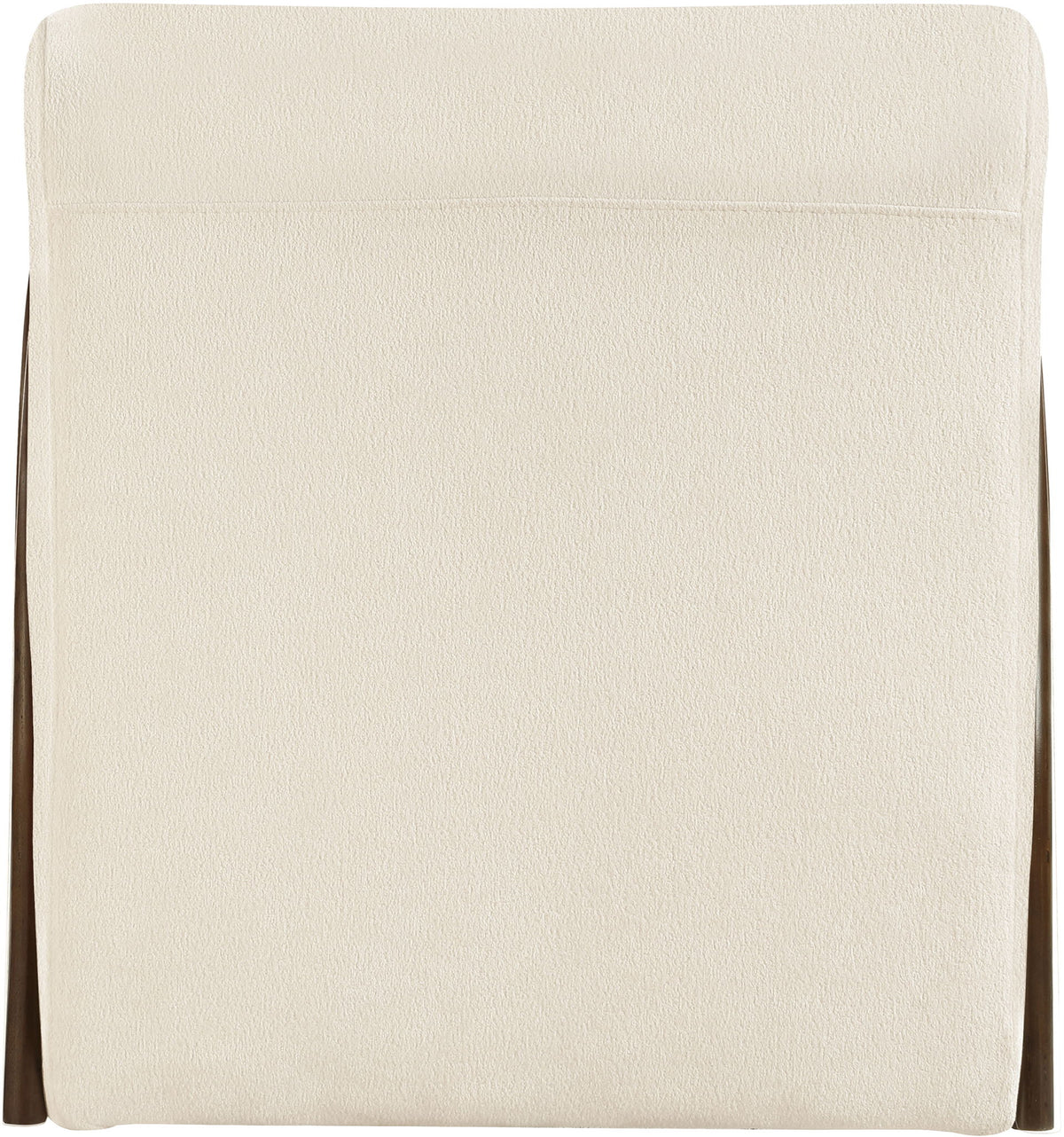 Neria - Chenille Fabric Upholstered Swivel Accent Chair - Painted Brown Base