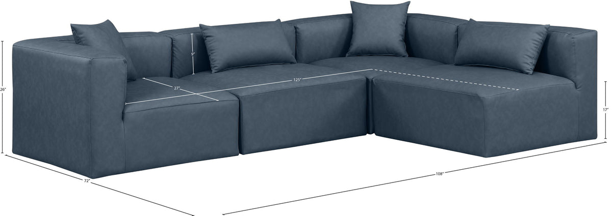 Cube - 4 Piece Modular Corner Sectional