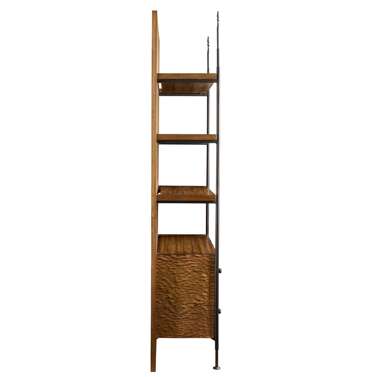Sapling - Lighted Storage Etagere - Dark Brown