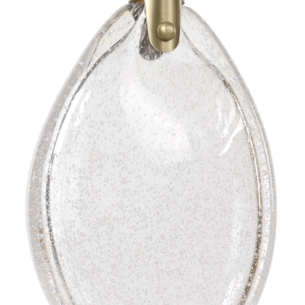 Deluge - 7 Light LED Pendant - Brass