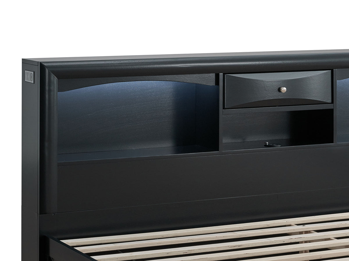 Glory Furniture - Marilla - Storage Bed With Lighting