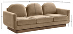 Diviento - Velvet Performance Fabric Upholstered Sofa