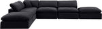Comfy - 6 Piece Velvet Modular Sectional