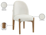 Torino - Upholstered Dining Chair With Brushed Brown Base (Set of 2)