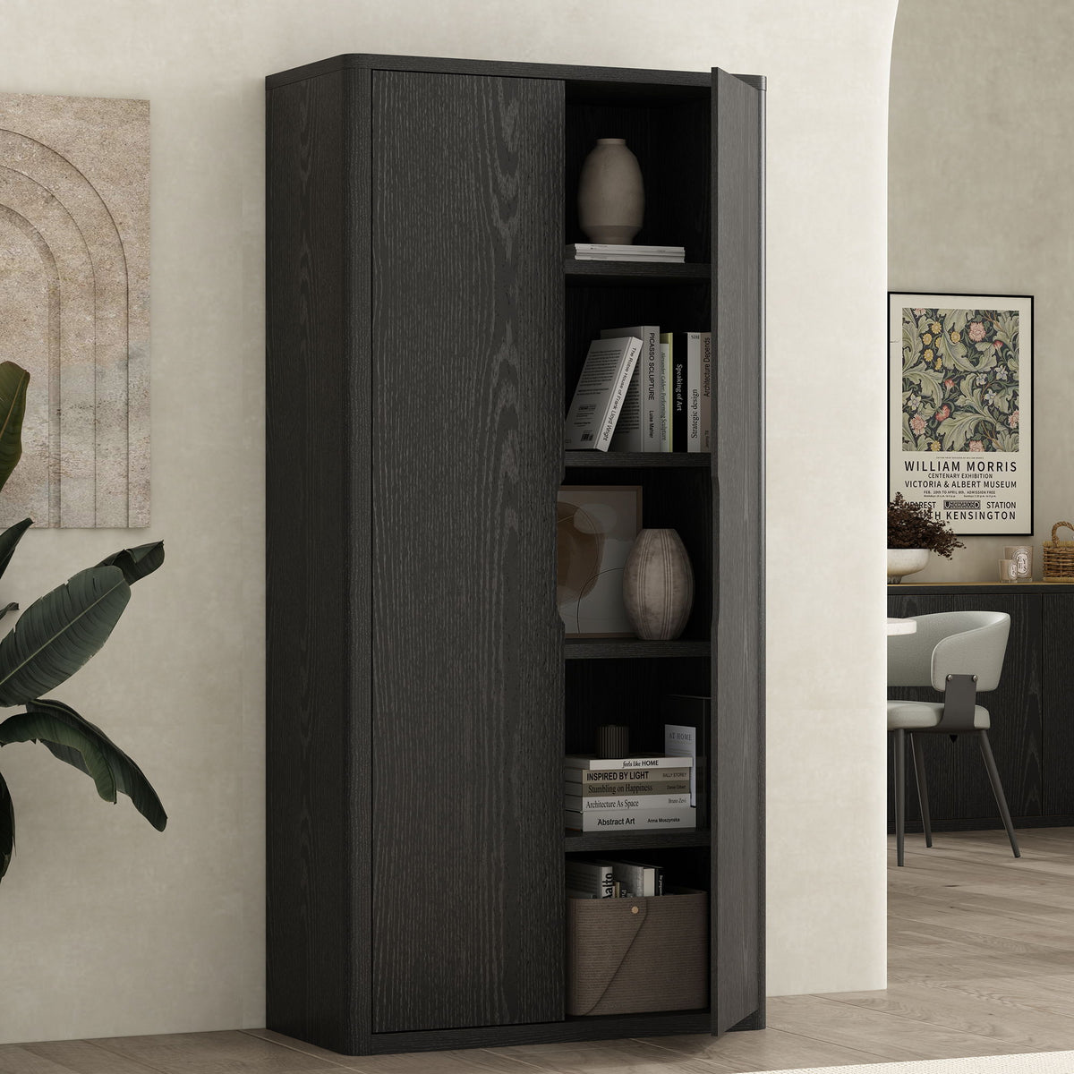 Manhattan Rivington - Bookcase Cabinet With 2 Doors
