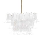 White Lotus - 10 Light Pendant - Brass