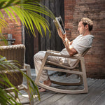 Sumba - Outdoor Wicker Rocking Chair - Gray