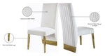 Porsha - Dining Chair with Gold Legs (Set of 2)