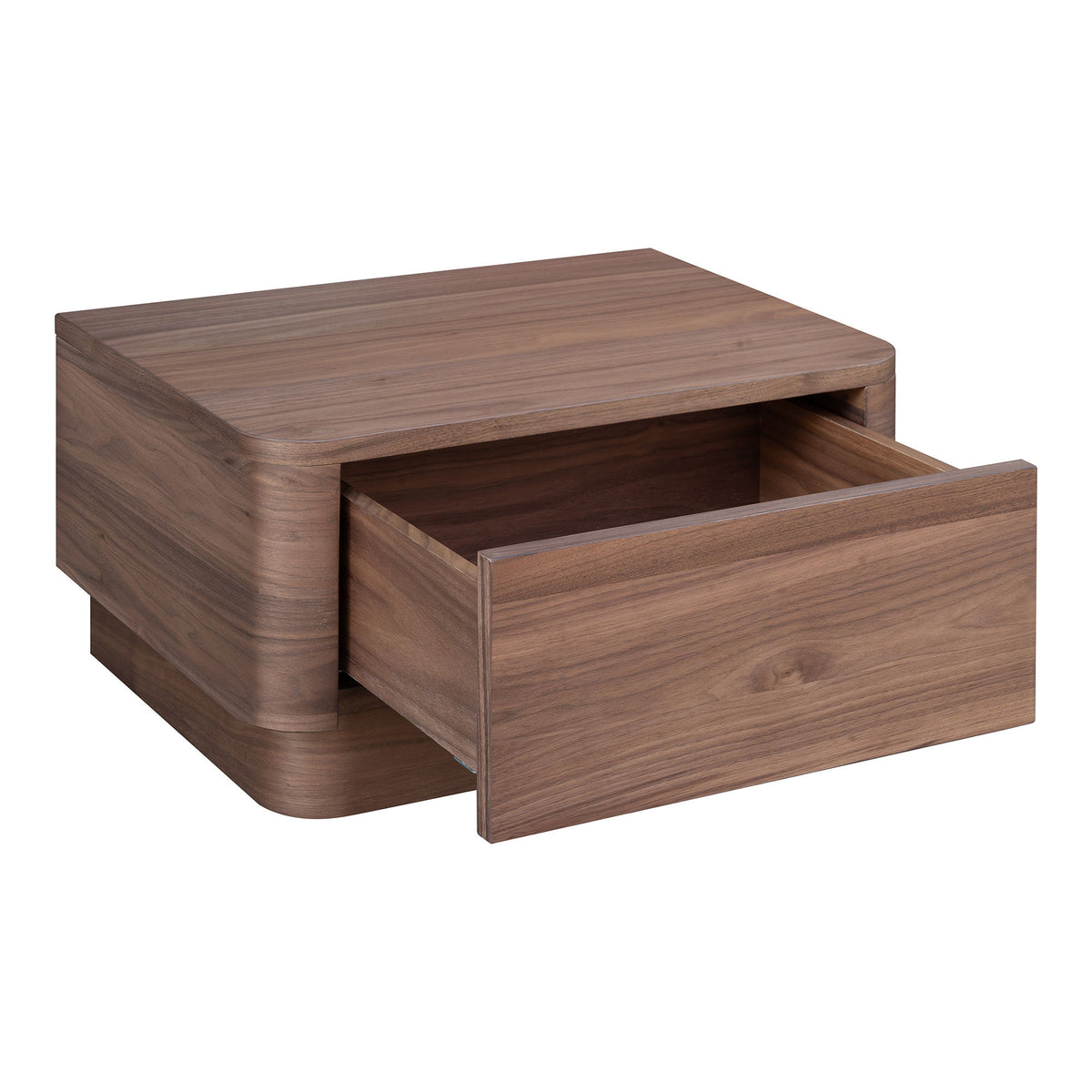 Round Off - Nightstand - Walnut