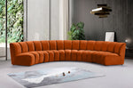 Infinity - 5 Piece Velvet Modular Sectional