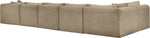 Shaggy - Fabric 6 Piece Modular Sectional