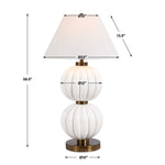 Irena - Sphere Table Lamp - White