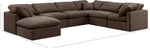 Indulge - Velvet 7 Piece Modular Sectional