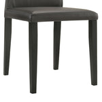 Velena - Full Back Top Grain Leather Upholstered Wood Dining Chairs (Set of 2) - Cola