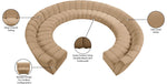Infinity - 11 Piece Modular Sectional - Camel