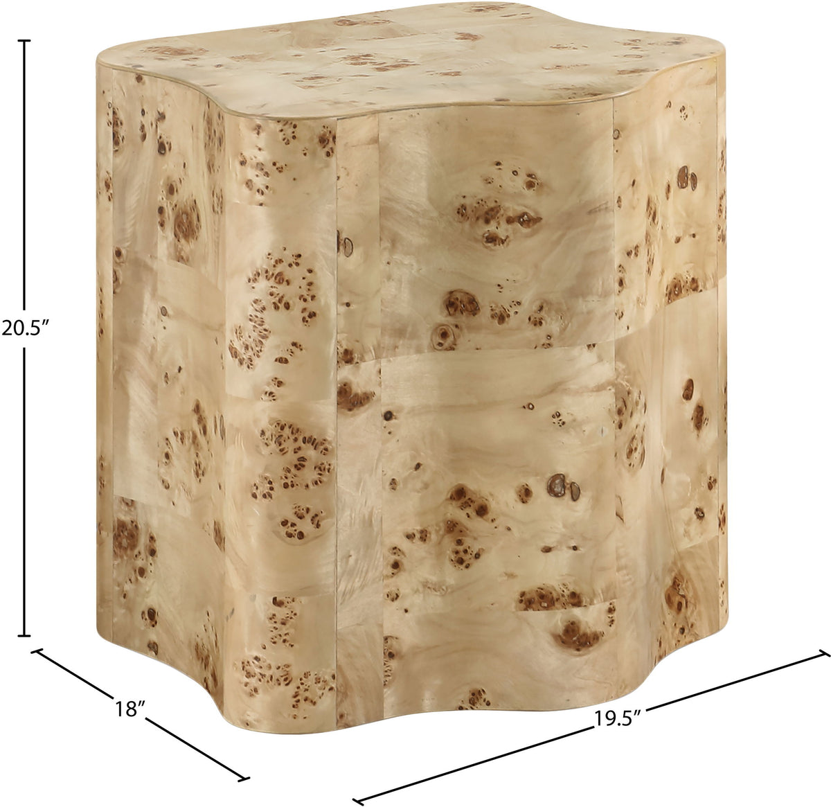 Zaire - Burl Wood Coffee Table