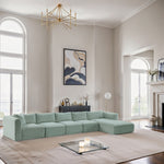 Shaggy - 5 Piece Modular Sectional With Chaise