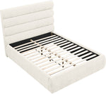 Adam - Chenille Fabric Bed With 52" Headboard