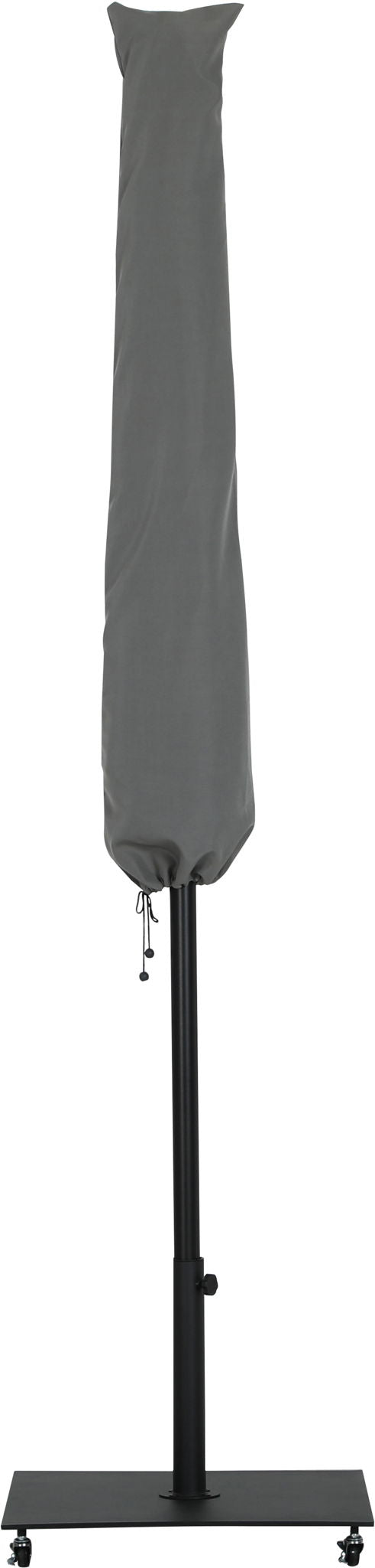 Amalfi - Aluminum Patio Umbrella - Black Base / Black Pole