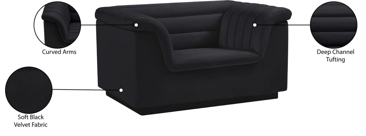 Cascade - Velvet Chair
