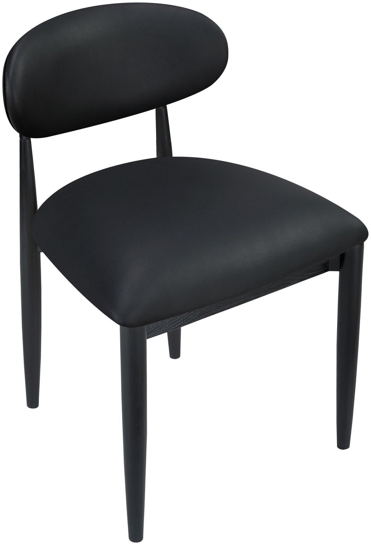 Riccio - Side Chair (Set of 2) - Black Frame