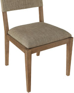 Avon - Linen Textured Performance Fabric Dining Side Chair (Set of 2)
