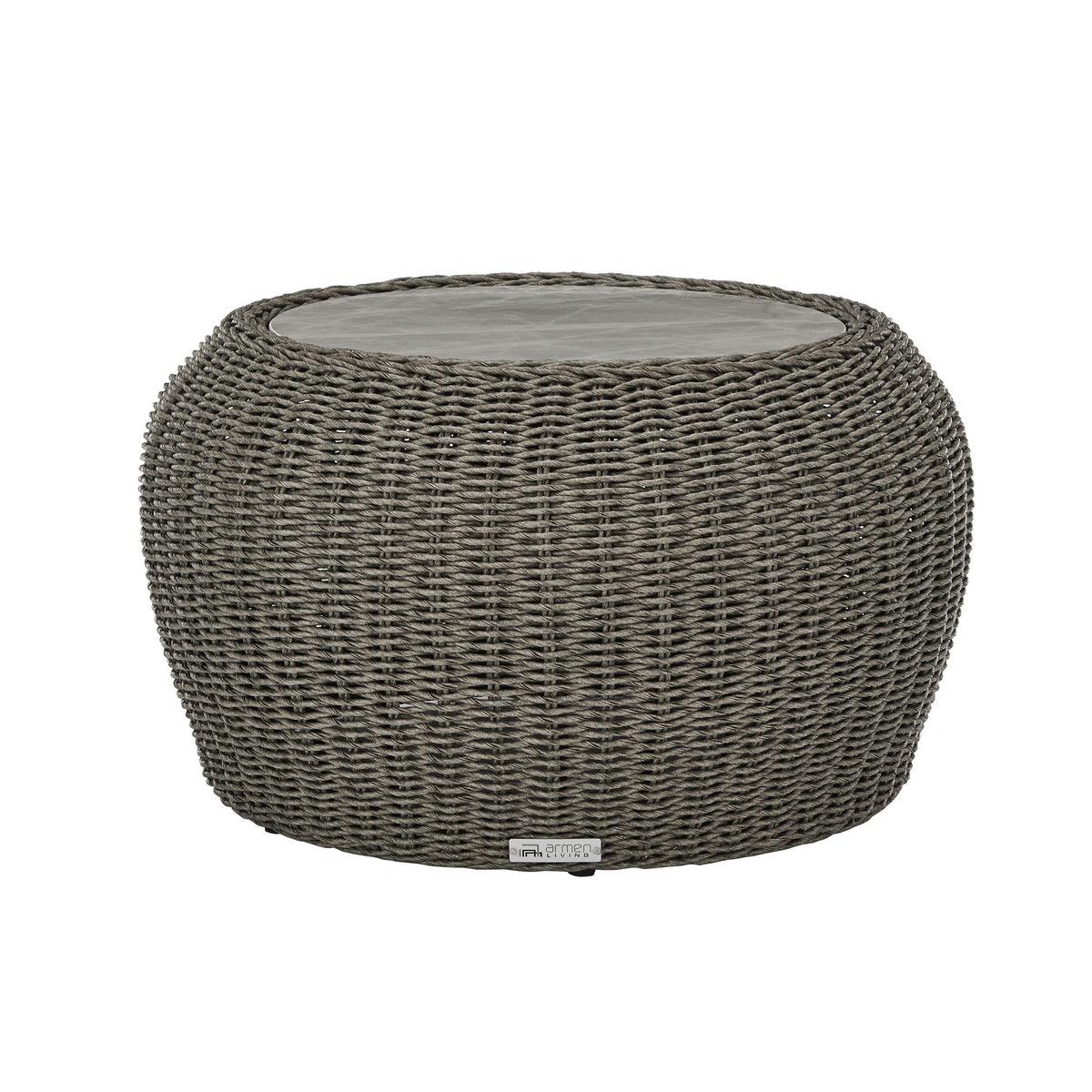 Amira - 3-Piece Outdoor Swivel Lounge Chair Conversation Set - Light Gray / Deep Bronze