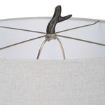 Spruce - Rustic Floor Lamp - Black
