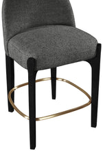Torino - Counter Stool With Brushed Black Base