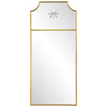 Caddington - Tall Mirror - Brass