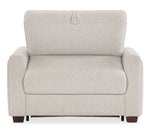 SS - Griffin Twin Sleeper Chair - New Page Flax