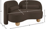Daphne - Chenille Loveseat