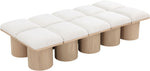 Pavilion - 10 Piece Modular Bench With Natural Base