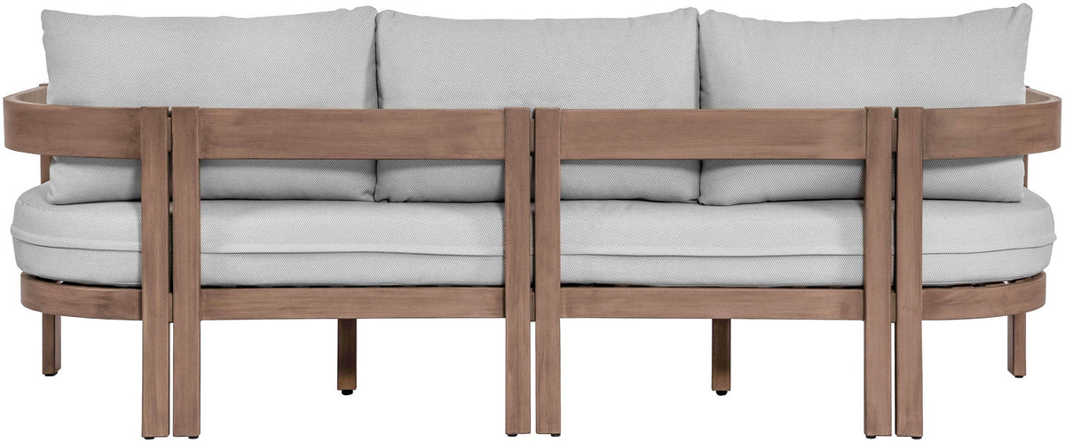 Newport - Water Resistant Fabric 86.75" Upholstered Outdoor Patio Sofa
